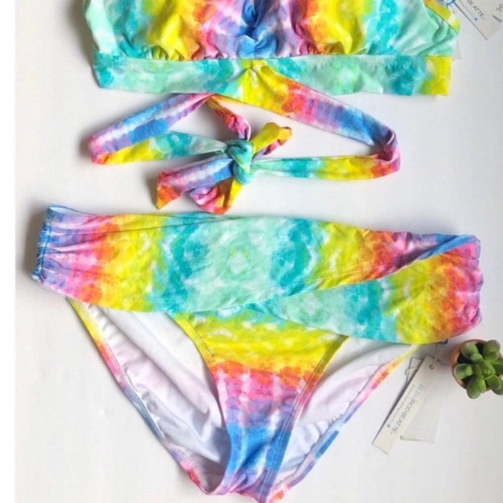 Bleu Rod Beattie Fold Over Bikini Bottom Separates